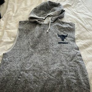 Under armour sleeveless hoodie.